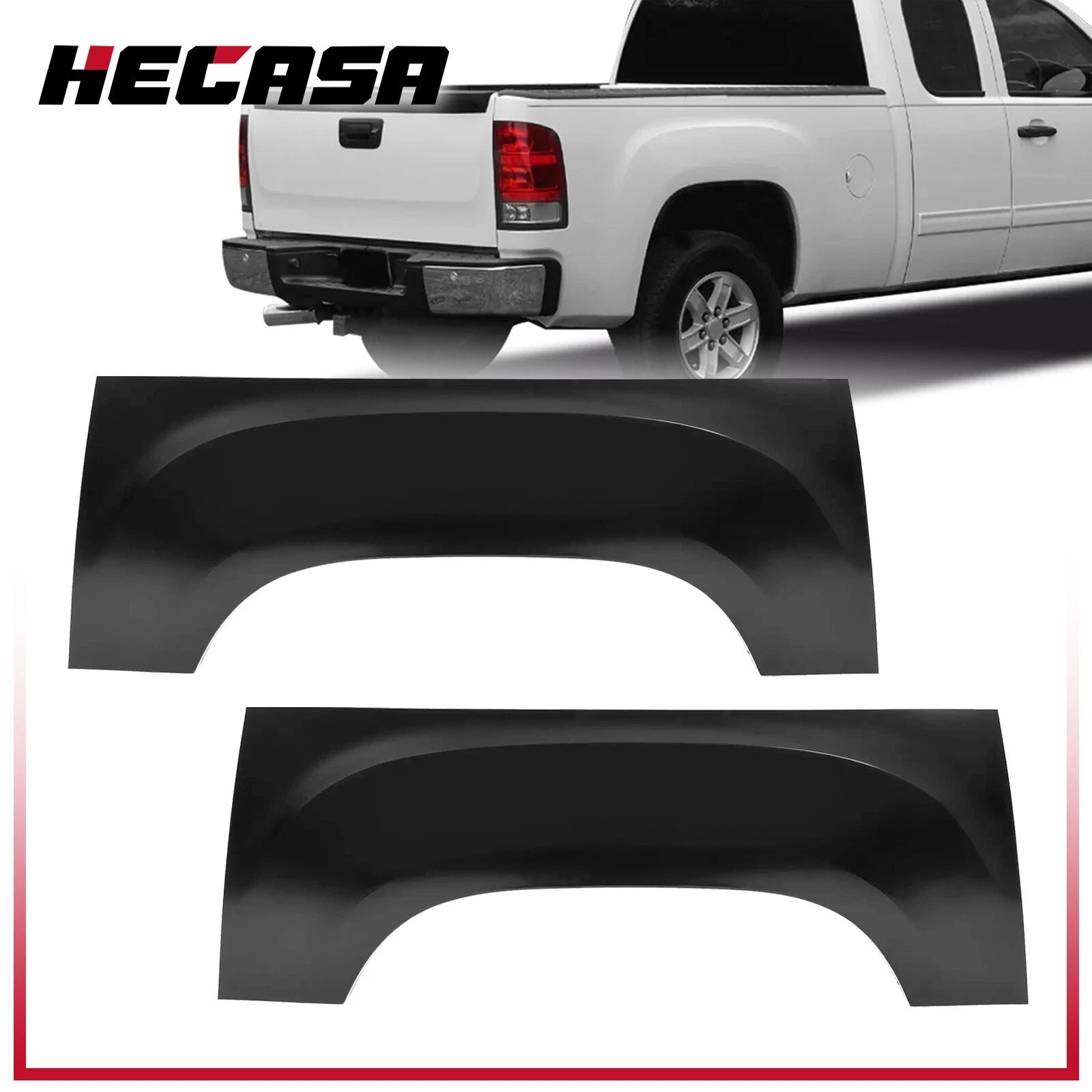 Set of 2 Wheel Arch Repair Panels for GMC Sierra 2007–2013