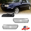 Clear Lens Front Bumper Side Marker Lights for VW MK4 Golf R32 GTI Jetta (1999–2006)