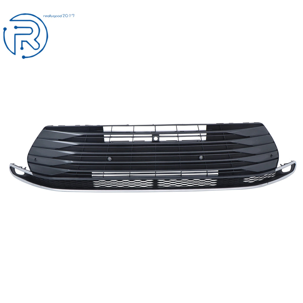 Lower Bumper Grille for Sienna (2021-2023) Dark Black & Silver Trim