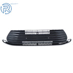 Lower Bumper Grille for Sienna (2021-2023) Dark Black & Silver Trim