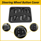 12Pcs Steering Wheel Button Silver Trim for Mercedes Benz C Class