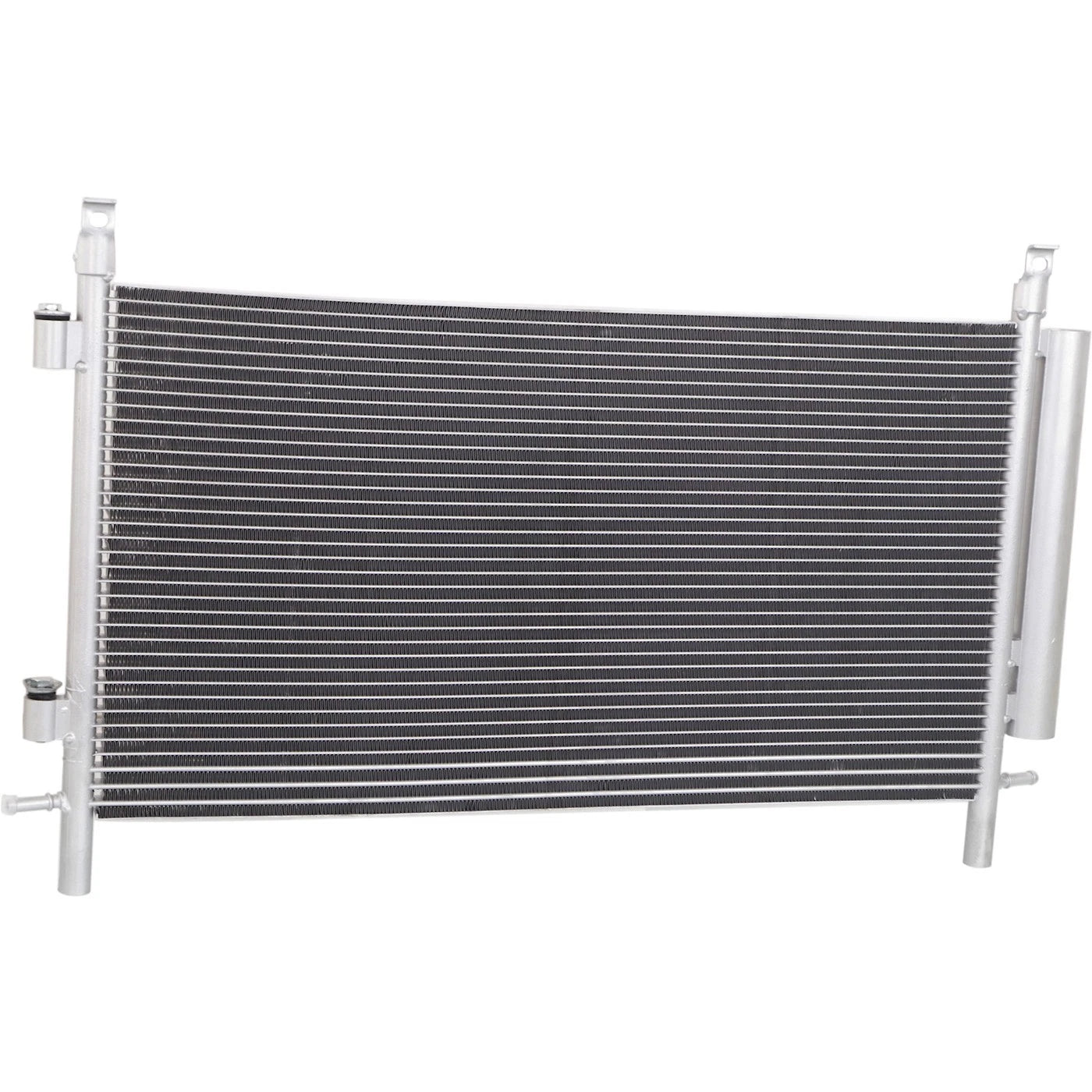 AC condenser for Chevrolet Camaro (2010–2011) with receiver drier, oil cooler