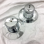 Pair of Chrome Hub Covers Center Caps for Trucks Vans (Fits 3.15"D / 3.15"H)