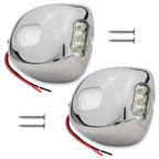 2-Pack LED Docking Lights for Marine (IP66, FO4600-M2)