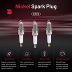 Set of 3 Spark Plugs 4339 for Can-Am Commander Defender Maverick Outlander (2011–2023)