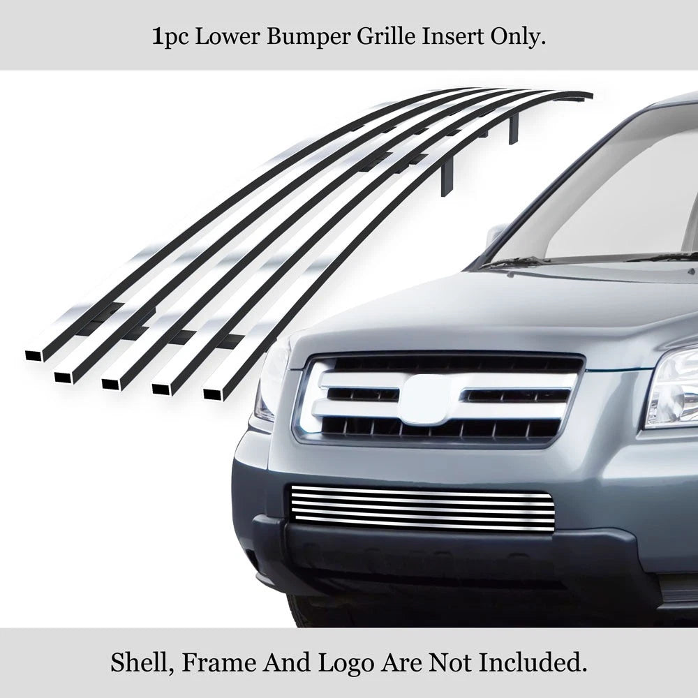 304 Stainless Chrome Billet Grille Insert for Honda Pilot (2006-2008)