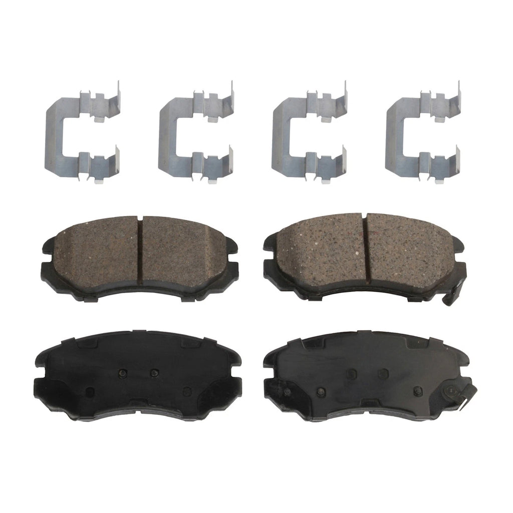 Set of 2 Brake Rotors and Pads for Kia Optima (2002–2006) Front FWD