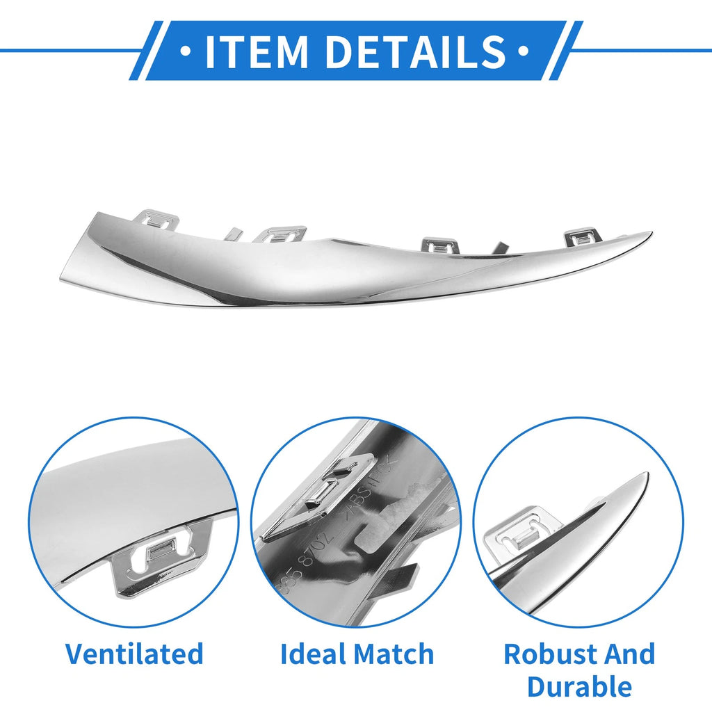 Front Right Bumper Grille Trim for Mercedes-Benz W205/C (2019–2021)