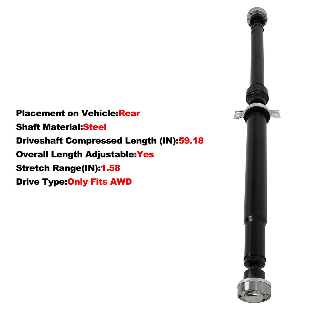Rear Driveshaft Assembly for Dodge Durango (2011–2019)