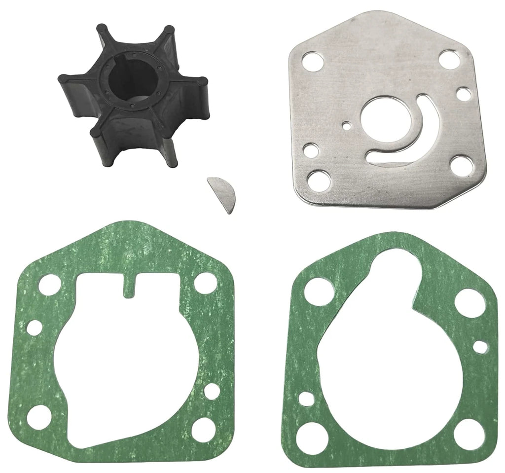 Outboard Water Pump Impeller & Plate for Suzuki 4-S (17461-93901, 17471-99J00)