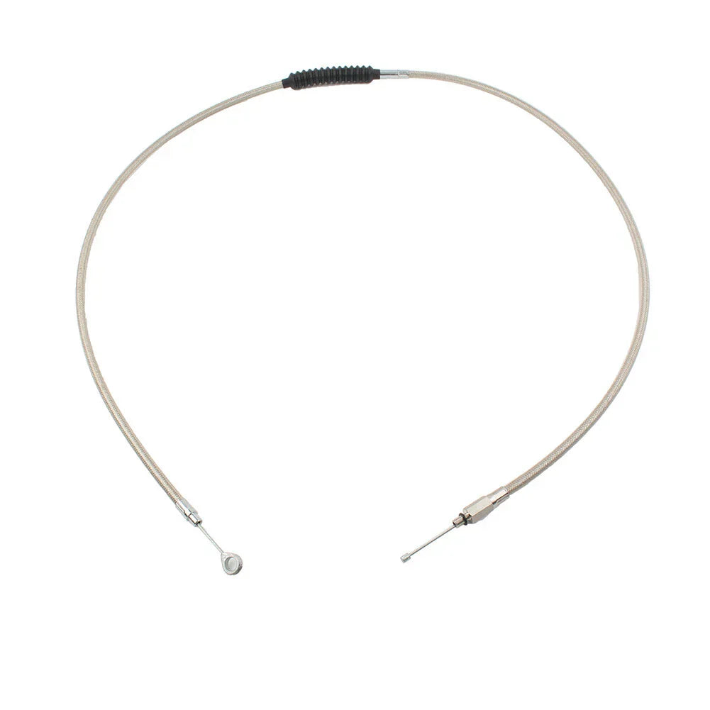 Stainless Clutch Cable for Harley Dyna FXDWG, Softail Fatboy, Road Glide (2000-2017)