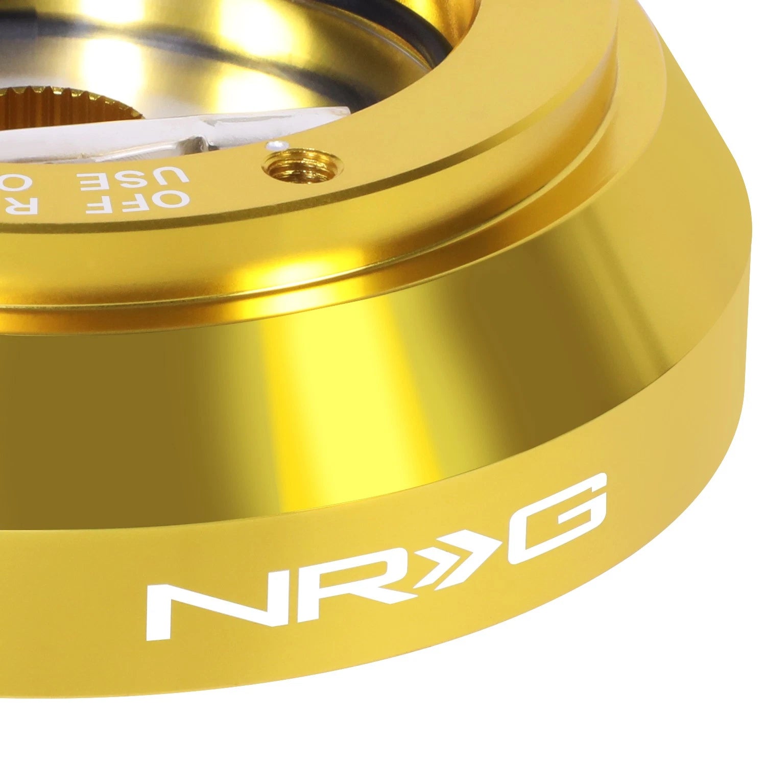 NRG Chrome Gold Steering Wheel Hub Adapter for Mazda RX-7 RX-8 Protege (1986–2010)