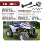 Aluminum Fuel Valve Petcock + Lever Knob for Polaris 300 400L 2X4 4X4