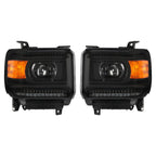 LED Headlight Projector for GMC Sierra 1500 2500 3500HD (2014-2018)
