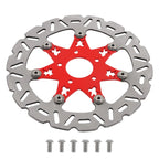 Front Disc Rotors for Harley-Davidson Dyna (2006–2017) & Sportster (2014–2024) Red