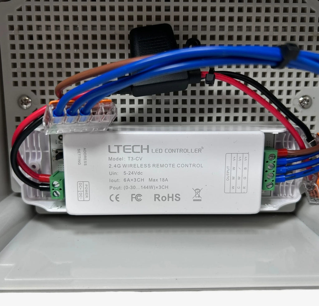 LED Controller Box Assembly for Ltech T3-CV (12V)
