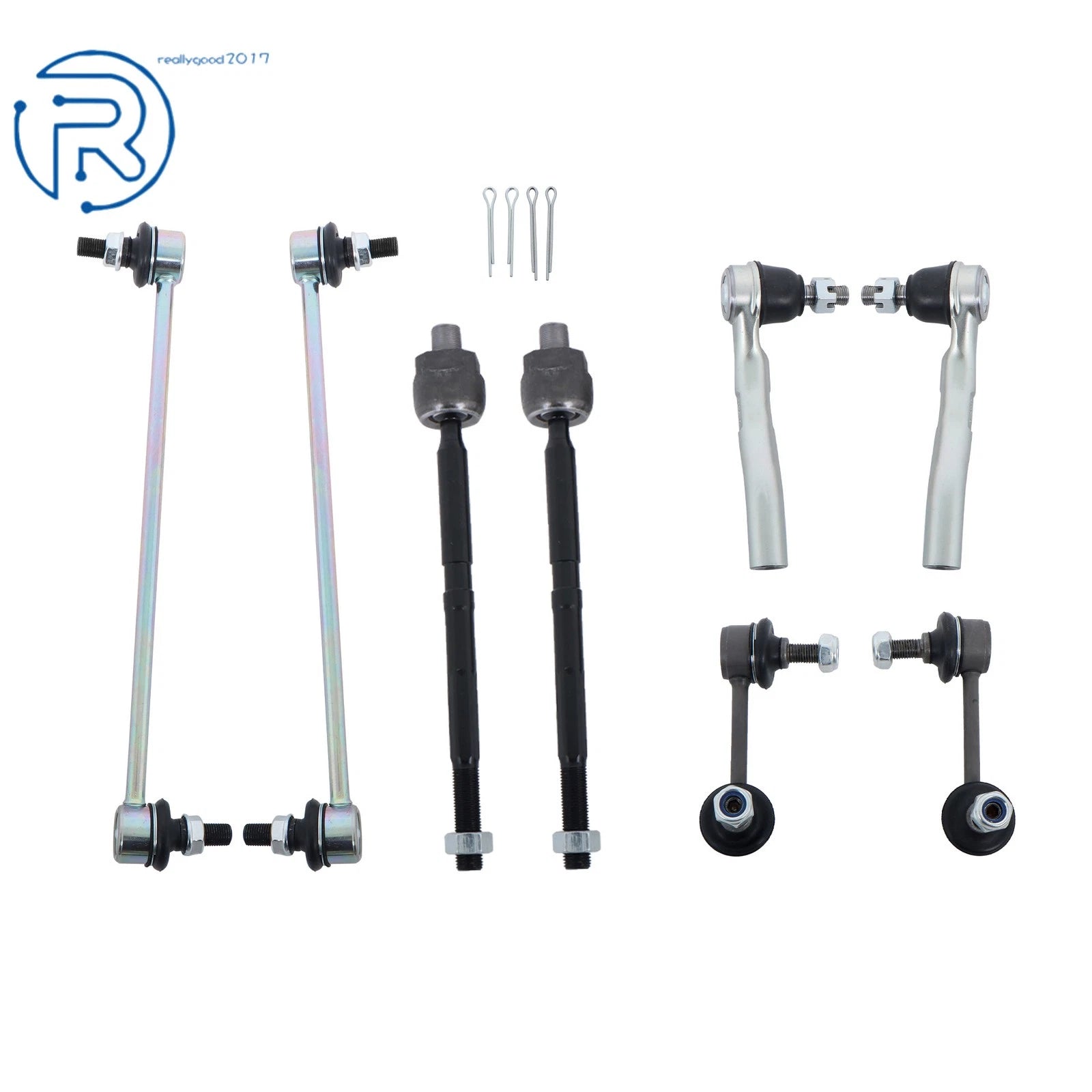 10PCS Suspension Kit for Honda CR-V (2012-2014) Control Arms Tie Rods Links