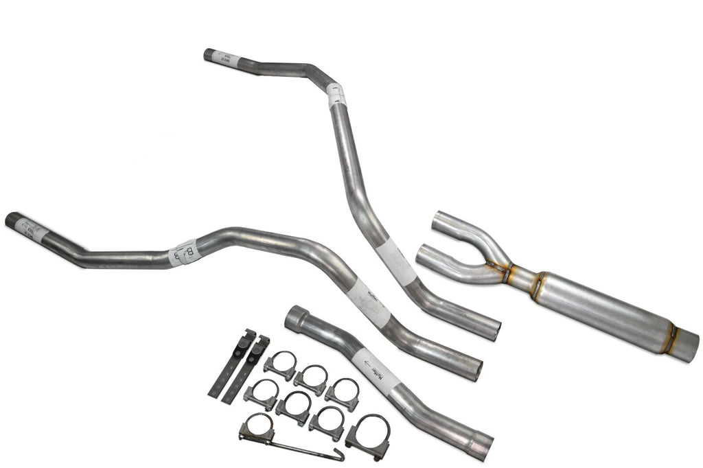 Dual Exhaust for Nissan Titan (2004–2006) 2.5" Glasspack Rear Exit