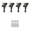 Set of 4 Ignition Coils & 4 NGK Iridium Spark Plugs for Chevrolet G5 G6 HHR Malibu (2005–2010)
