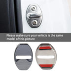Black Door Lock Protective Cover for Audi A3 A4 TT S3 VW Golf Passat Tiguan