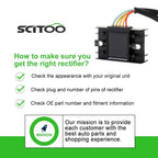 Voltage Regulator Rectifier for Suzuki GS 750 E (1976–1982) 32800-49X50 32800-44010