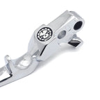 Chrome Skull Shorty Brake Clutch Levers for Harley XL (1996–2003), Softail (1996–2012), Touring (1996–2007)