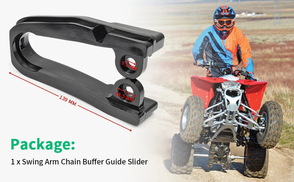 Swingarm Chain Buffer Guide Slider for Honda TRX400X/TRX400EX (2004–2011)