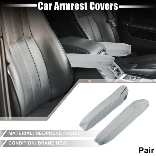 1 Pair Armrest Covers for Honda Odyssey (2000–2011) Gray