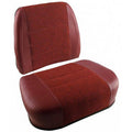 Cushion Set SW3347931 for AGCO 120 125 140 (White, Maroon Vinyl & Fabric)