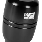 Shift Knob for Universal Fit (J2) - Aluminum Barrel Type, Black
