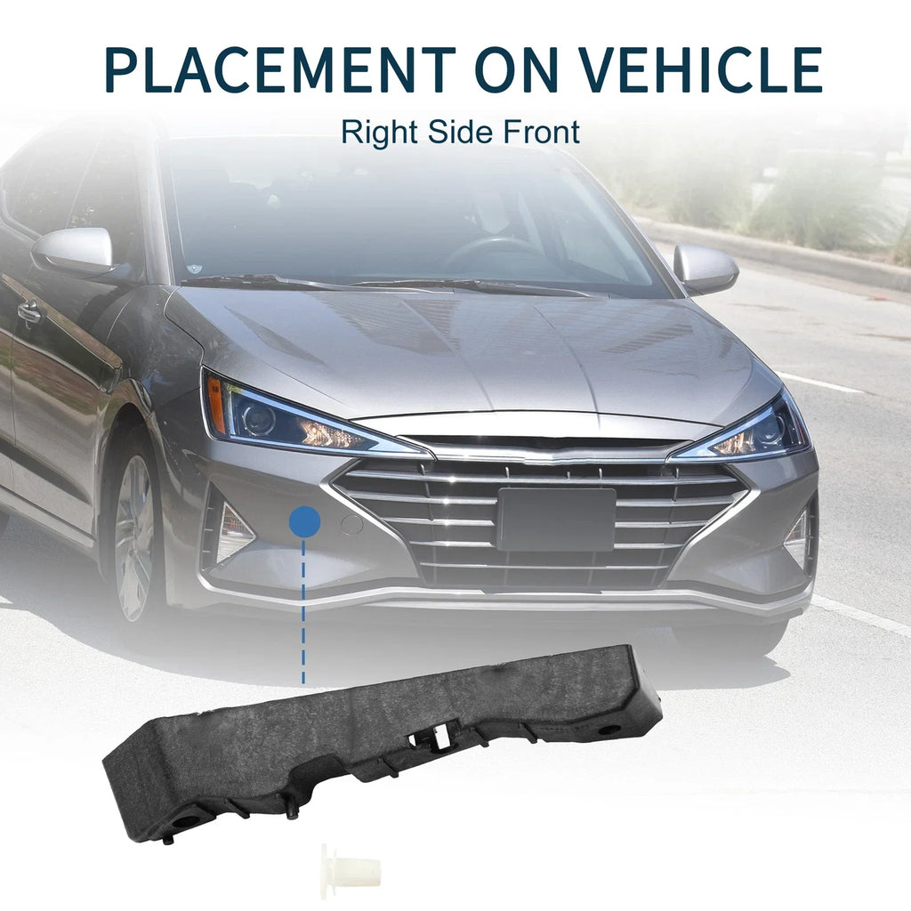 Right Front Bumper Retainer Bracket for Hyundai Accent (2006-2011)