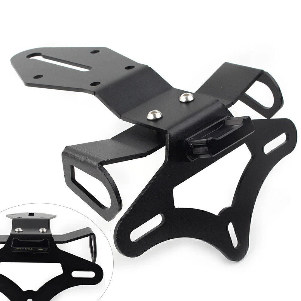 Set of 1 Black Fender Eliminator Kit License Plate Holder for Kawasaki ZX-10R (2016–2020)