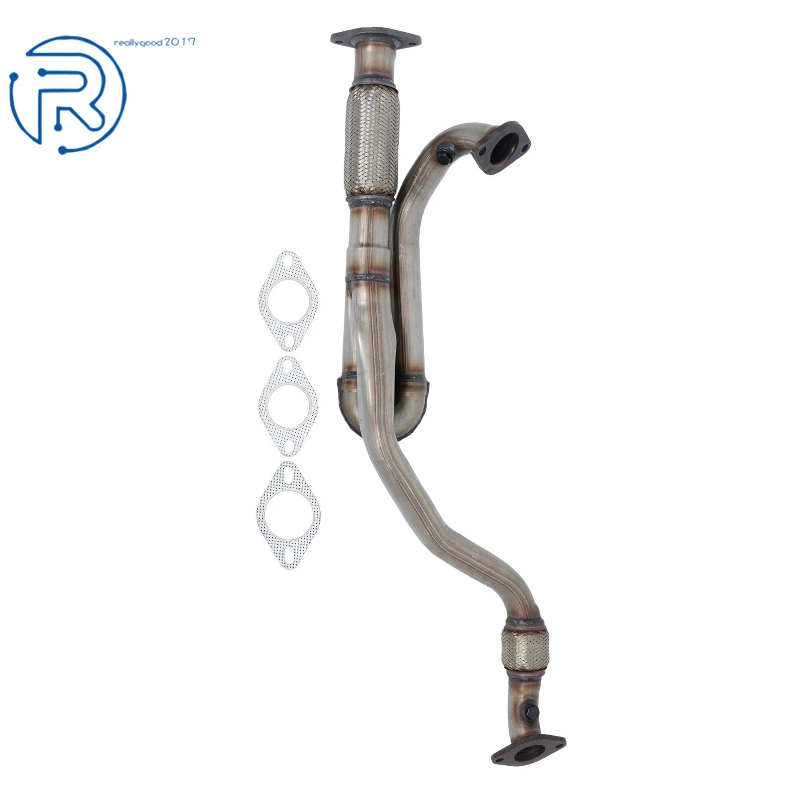 Exhaust Y Flex Pipe for Chevy Traverse, GMC Acadia, Buick Enclave (2009–2017)