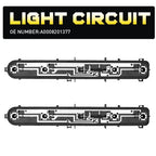 2PC Tail Light Circuit Board Bulb Holder for Mercedes Sprinter W906 (2007–2018)