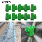 20 Pipe Clamps for Greenhouses and Cold Frames (11mm Diameter)