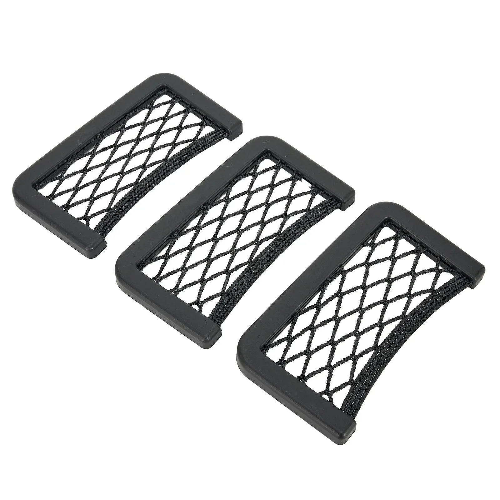 Net Pocket Organizer for Car Seat Black Storage Mesh Sundries