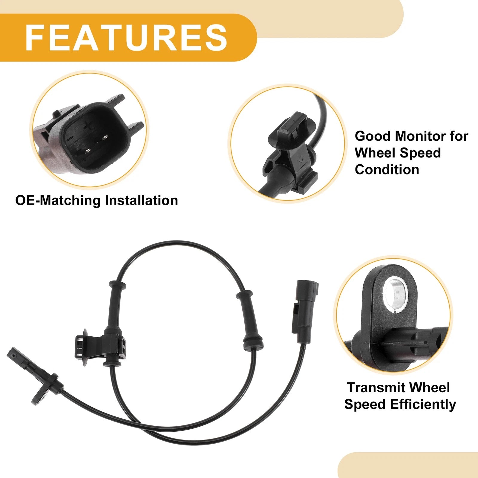 ABS Wheel Speed Sensor No. 92199861 for Chevrolet Camaro (2010–2015)