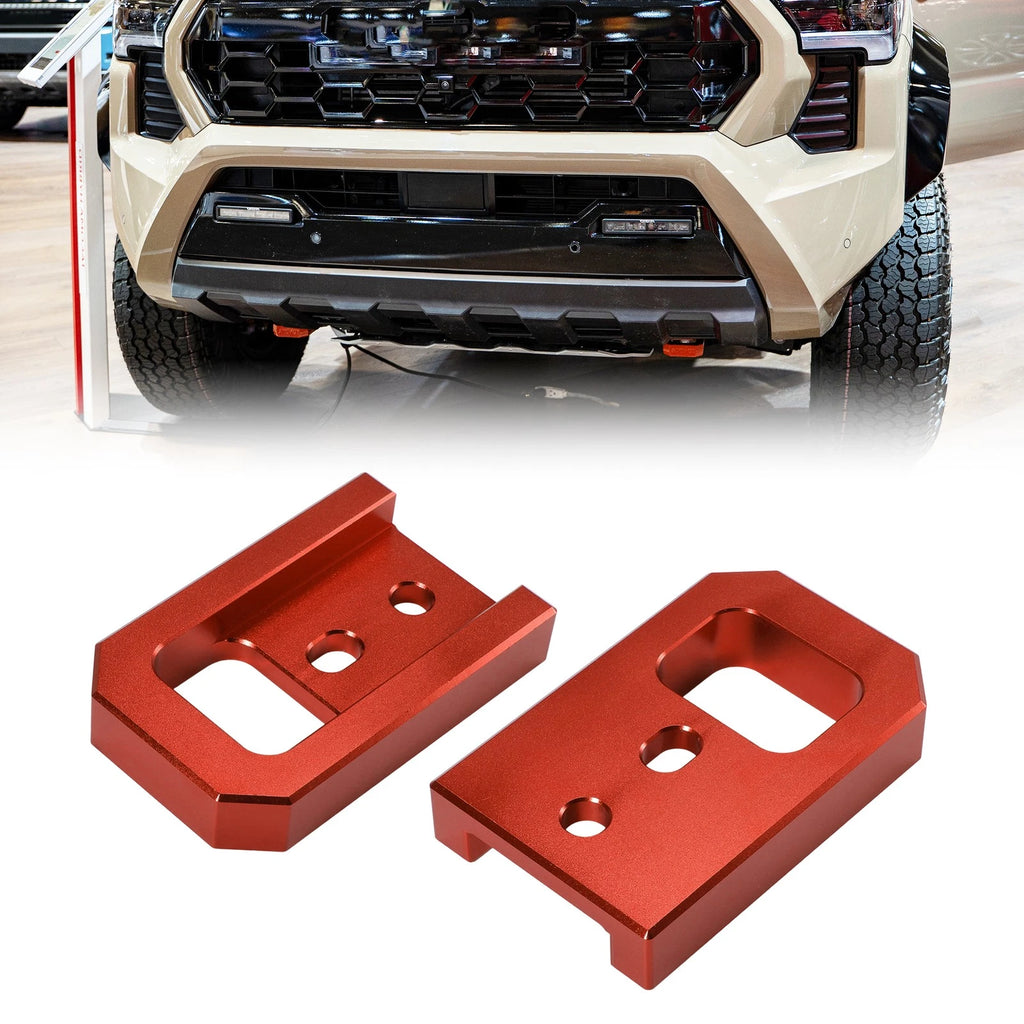Front Tow Hooks for Toyota Tacoma 4Runner Land Cruiser 250 (2024–2026) Orange