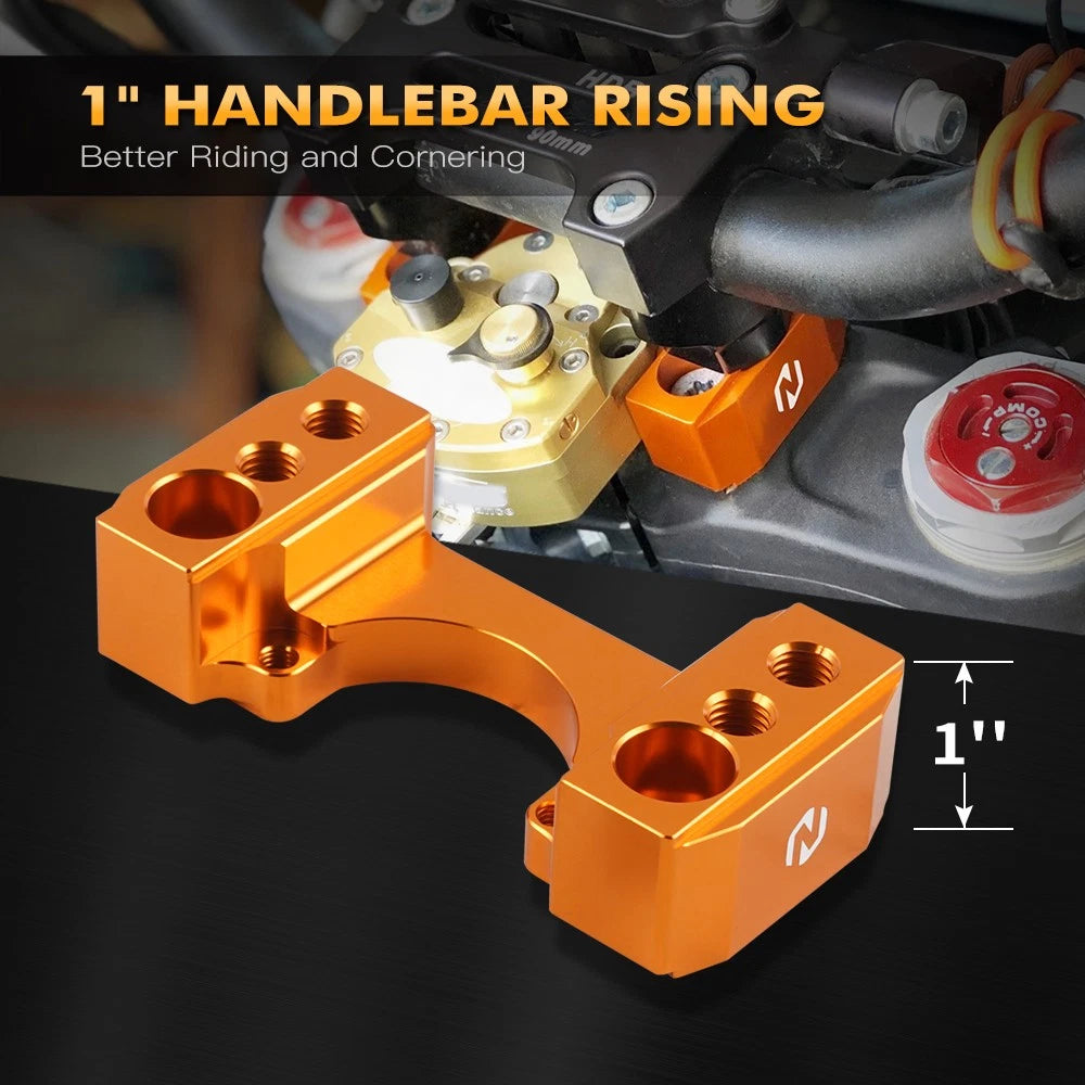 1'' Handlebar Bar Risers Clamp for Husqvarna Norden 901 (2022–2023)