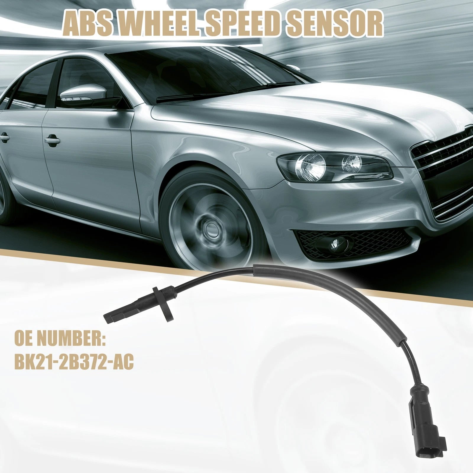 ABS Wheel Speed Sensor for Ford (BK21-2B372-AC) 