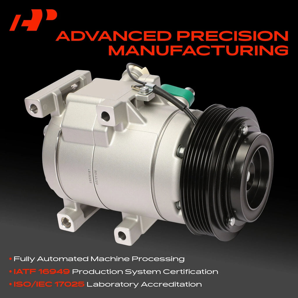 AC Compressor with Clutch for Kia Sedona (2009-2012, 2014)