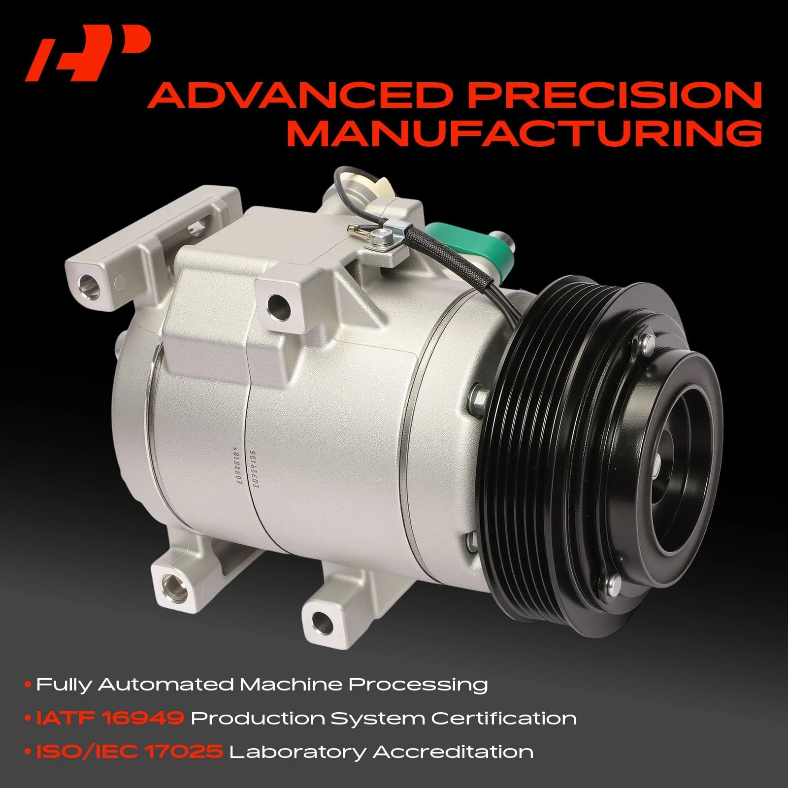 AC Compressor with Clutch for Kia Sedona (2009-2012, 2014)