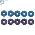 10 Pack Stripping Wheel for Angle Grinder (4-1/2" x 7/8")