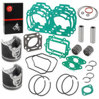 Top End Rebuild Kit Pistons Dual Ring Bearing Gasket for Ski-Doo MXZ 800 (2003–2007)