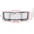 Front Upper Hood Grille for GMC Sierra 1500 Denali (2007–2013)