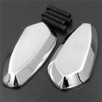 Mirror Block Off Base Plates for Yamaha R6 (1999–2009) Chrome