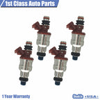 Set of 4 Fuel Injectors for Toyota 4Runner Pickup T100 (1989–1995)