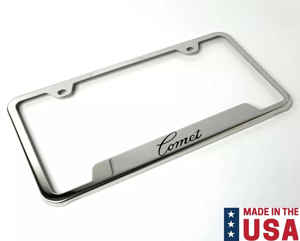 Chrome License Plate Frame Replacement for Mercury Comet (1960–1975)