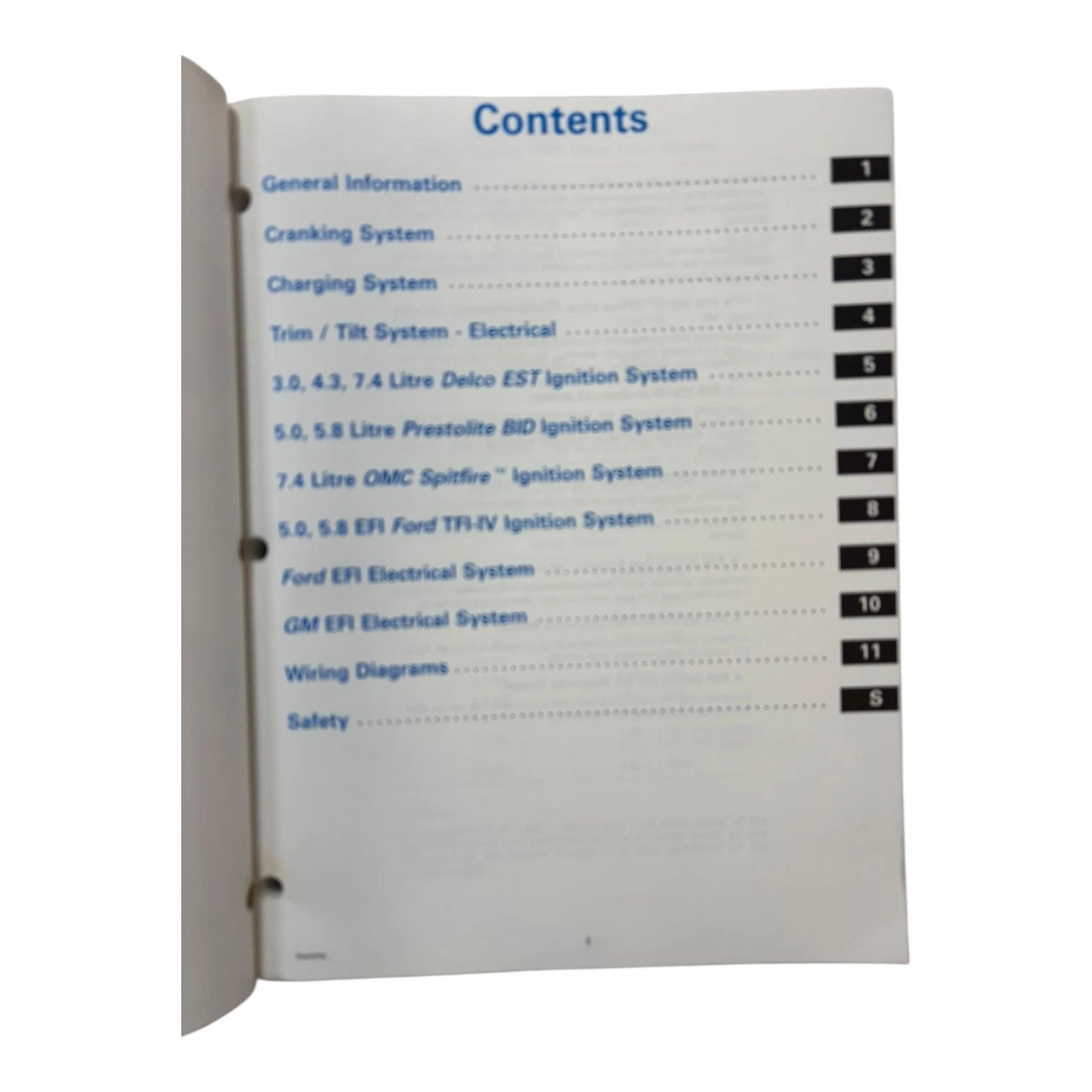 OMC Cobra Stern Drives Electrical/Ignition Service Manual 503169 (1994)