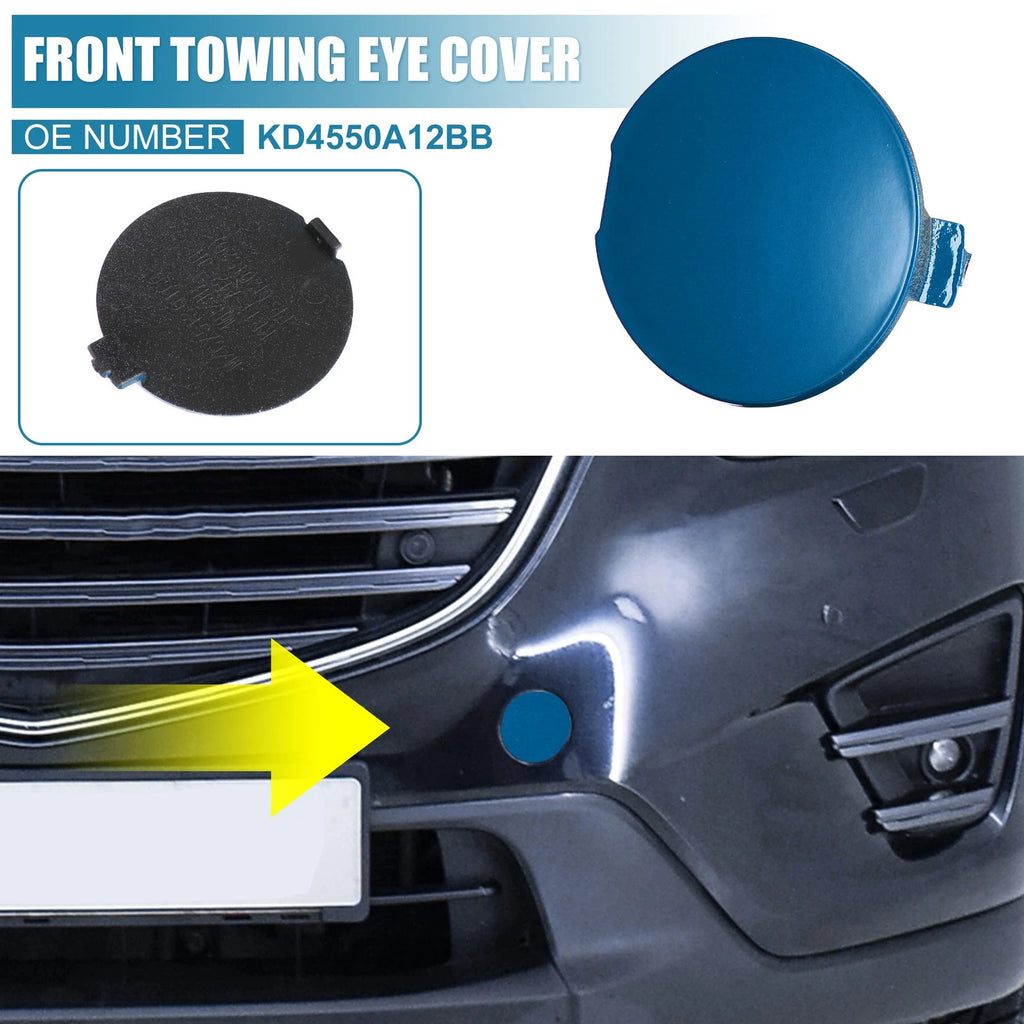 Tow Hook Cover Cap for Mazda CX-5 (2013–2016) - Deep Blue